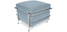 Buy SQUAR Footrest (Ottoman) - Faux Leather Pastel blue 13418 in the United Kingdom