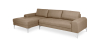 Buy Design Living-room Corner Sofa (5 seats) - Right Angle - Fabric Brown 26731 at MyFaktory