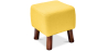 Buy Jonah scandinavian style Footstool - Fabric Yellow 55340 - in the UK