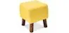 Buy Jonah scandinavian style Footstool - Fabric Yellow 55340 - in the UK