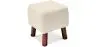 Buy Jonah scandinavian style Footstool - Fabric Ivory 55340 with a guarantee