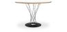 Buy Dining Table Round Wooden with Steel Legs – Jany White 16314 - in the UK