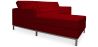 Buy Design Corner Sofa Kanel - Left Angle - Faux Leather Red 15184 in the United Kingdom