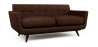 Buy Scandinavian design Milton Sofa (2 seats) - Fabric Brown 55628 - prices