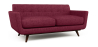 Buy Scandinavian design Milton Sofa (2 seats) - Fabric Mauve 55628 - in the UK