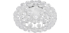 Buy Crystal Ceiling lamp 35cm Transparent 58433 - in the UK