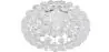 Buy Crystal Ceiling lamp 35cm Transparent 58433 - in the UK