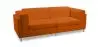Buy Cava Design Sofa (2 seats) - Faux Leather Orange 16611 with a guarantee