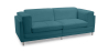Buy Cava Design Sofa (2 seats) - Faux Leather Blue 16611 - in the UK
