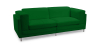 Buy Cava Design Sofa (2 seats) - Faux Leather Dark green 16611 in the United Kingdom