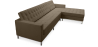 Buy Design Corner Sofa Kanel  - Right Angle - Premium Leather Taupe 15185 in the United Kingdom