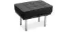 Buy City Bench (1 seat) - Faux Leather Black 15424 - in the UK