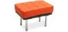 Buy City Bench (1 seat) - Faux Leather Orange 15424 at MyFaktory