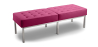 Buy Kanel Bench (3 seats) - Faux Leather Pink 13216 home delivery
