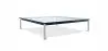 Buy Glass Coffee Table SQUAR - 70cm Steel 13298 - in the UK
