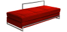 Buy Daybed - Faux Leather Red 15430 in the United Kingdom