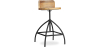 Buy Onawa vintage industrial style stool Natural wood 58481 - in the UK
