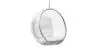 Buy Designer hanging armchair - Faux leather upholstery - Pop White 13199 - prices