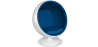 Buy Ballon Chair - Fabric Dark blue 16498 - in the UK