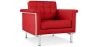 Buy Armchair Trendy - Faux Leather Red 13180 in the United Kingdom