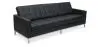 Buy Design Sofa Kanel  (3 seats) - Premium Leather Black 13247 - in the UK