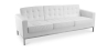 Buy Design Sofa Kanel  (3 seats) - Premium Leather White 13247 - prices