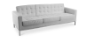Buy Design Sofa Kanel  (3 seats) - Premium Leather Grey 13247 home delivery