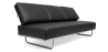 Buy Sofa Bed SQUAR (Convertible) - Premium Leather Black 14622 - in the UK