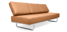 Buy Sofa Bed SQUAR (Convertible) - Premium Leather Light brown 14622 at MyFaktory