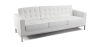 Buy Design Sofa Kanel  (3 seats) - Faux Leather White 13246 at MyFaktory