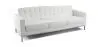 Buy Design Sofa Kanel  (3 seats) - Faux Leather White 13246 at MyFaktory