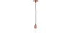 Buy Design hanging lamp - Edison Style Bronze 58545 at MyFaktory