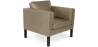 Buy 2334 Design Living room Armchair - Faux Leather Taupe 15440 in the United Kingdom