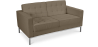 Buy Design Sofa Kanel (2 seats) - Premium Leather Taupe 13243 in the United Kingdom