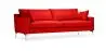 Buy Design Living-room Sofa - 3 seats - Fabric Red 26729 in the United Kingdom