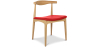 Scandinavian Design Chair CV20 Faux Leather - Red
