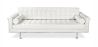 Buy Design Sofa Trendy  (3 seats) - Fabric White 13258 - in the UK