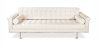 Buy Design Sofa Trendy  (3 seats) - Fabric Ivory 13258 in the United Kingdom