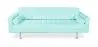 Buy Design Sofa Trendy  (3 seats) - Fabric Turquoise 13258 in the United Kingdom