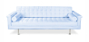 Buy Design Sofa Trendy  (3 seats) - Fabric Light blue 13258 - prices