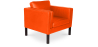 Buy 2334 Design Living room Armchair - Premium Leather Orange 15441 - in the UK