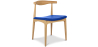 Scandinavian Design Chair CV20 Faux Leather - Dark Blue