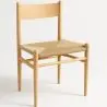 Buy CW-36 Chair Design Boho Bali  Natural wood 58405 - in the UK