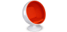 Buy Ballon Chair  - Faux Leather Orange 16499 in the United Kingdom