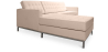 Buy Design Corner Sofa Kanel - Left Angle - Premium Leather Ivory 15186 at MyFaktory
