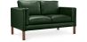 Buy Design Sofa 2332 (2 seats) - Faux Leather Green 13921 in the United Kingdom