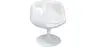 Buy Lounge Chair - White Designer Chair - Upholstered in Leather - Brandy White 13159 - prices