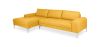 Buy Design Living-room Corner Sofa (5 seats) - Right Angle - Fabric Yellow 26731 - prices