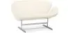 Buy Design Sofa - Swin Sofa (2 seats) - Premium Leather Ivory 13913 with a guarantee