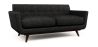 Buy Scandinavian design Milton Sofa (2 seats) - Fabric Black 55628 - in the UK